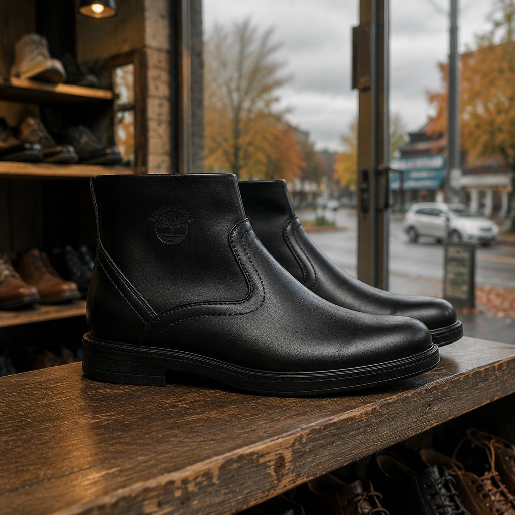 نیم بوت مردانه مشکی مدل Rad