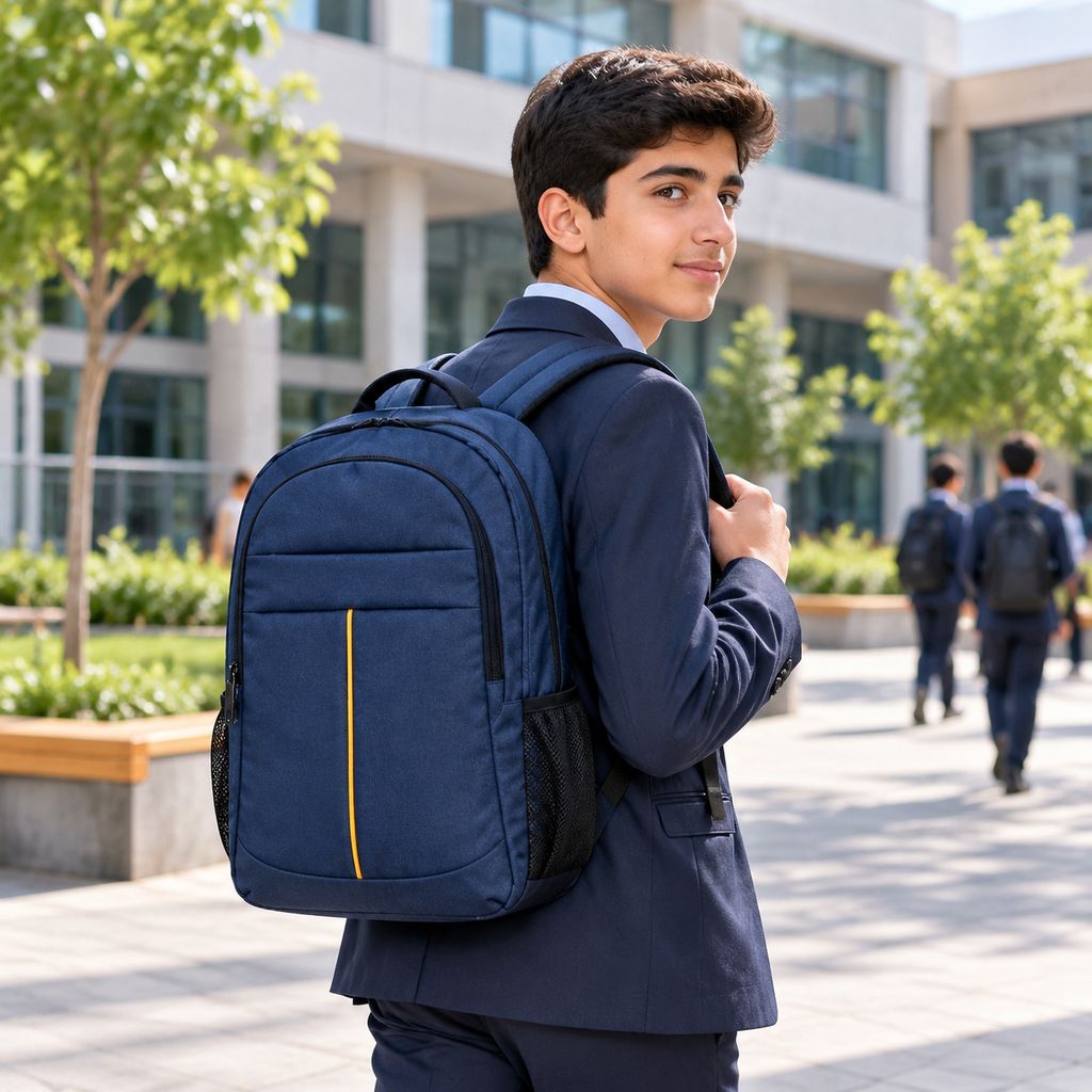 کوله پشتی سرمه‌ای CAT مدل Maham